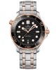 OMEGA Seamaster Diver 300M Co-Axial Master Chronometer Black Dial Sedna Gold and Stainless Steel Watch | 42mm