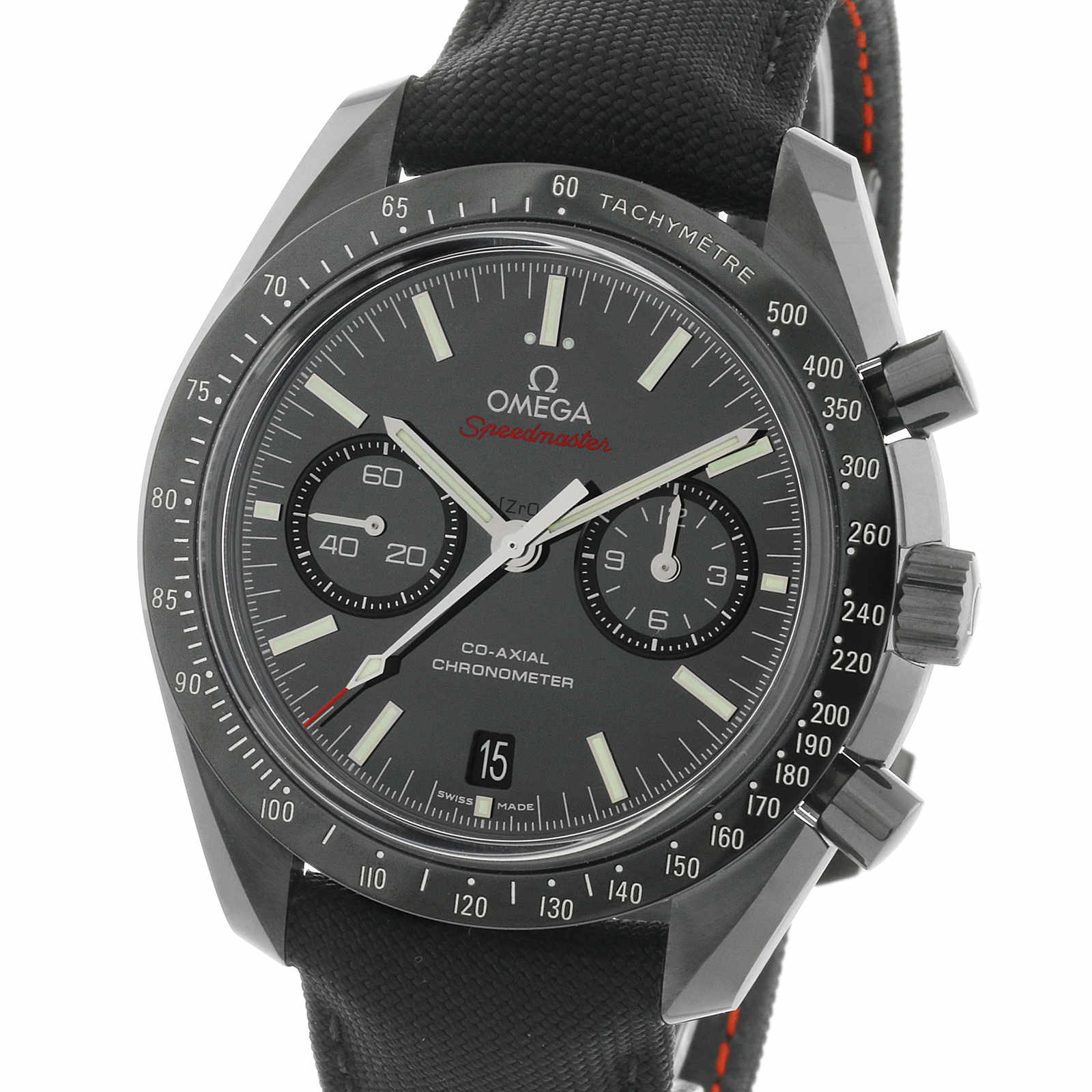 12A Omega Dark Side of The Moon Mens 44.25mm Ceramic Watch 