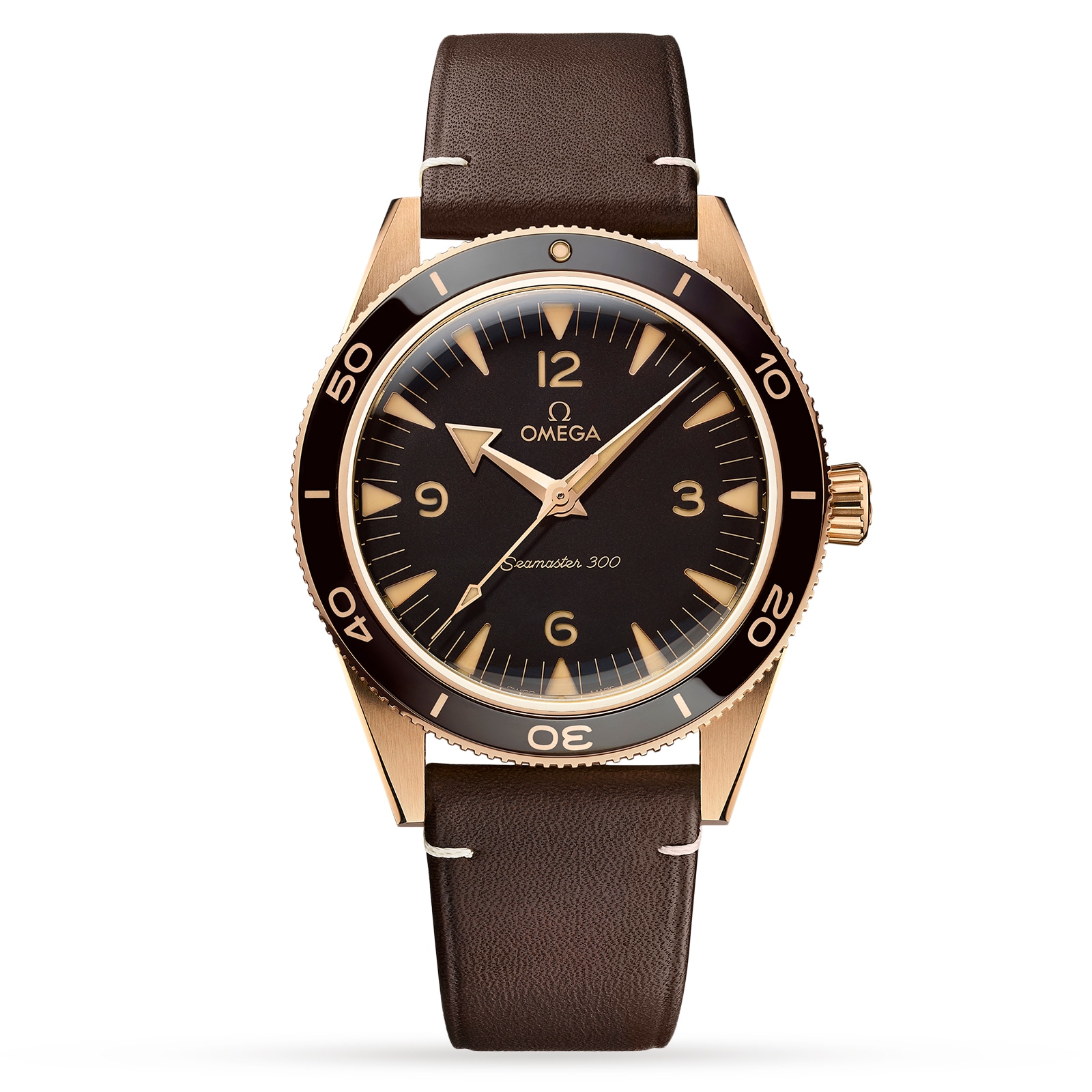 12A Omega Seamaster 300 Co-Axial Master Chronometer 41mm Bronze Gold