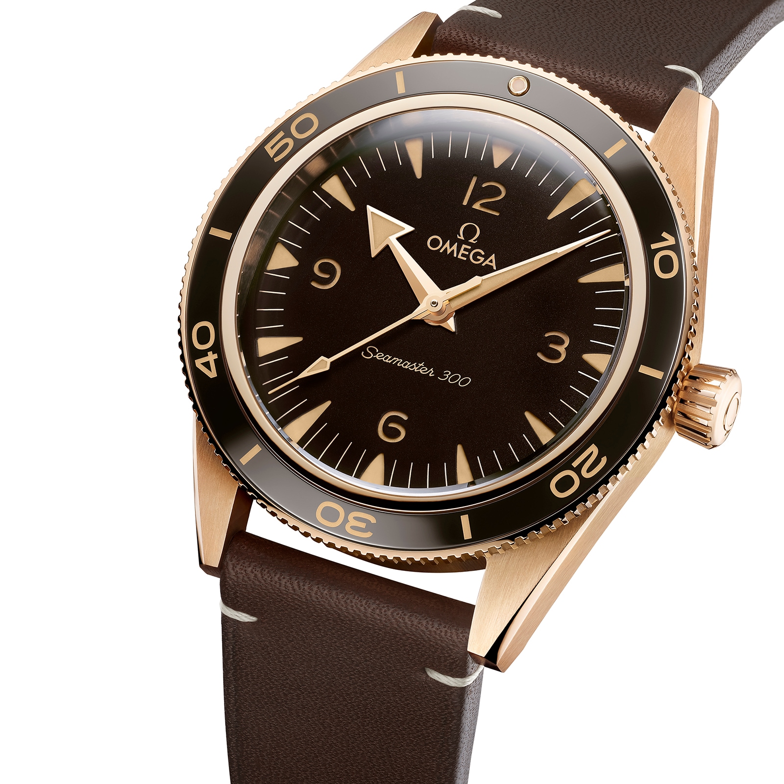 12A Omega Seamaster 300 Co-Axial Master Chronometer 41mm Bronze Gold