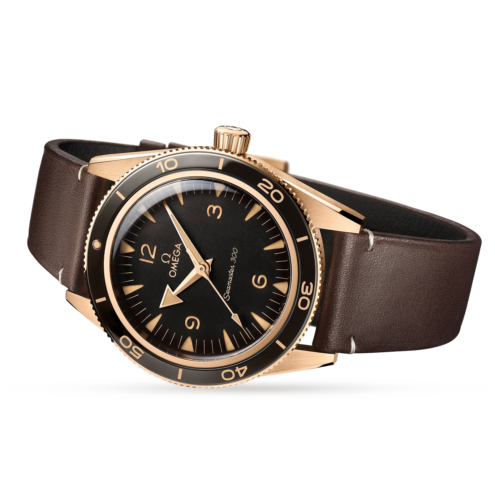 12A Omega Seamaster 300 Co-Axial Master Chronometer 41mm Bronze Gold