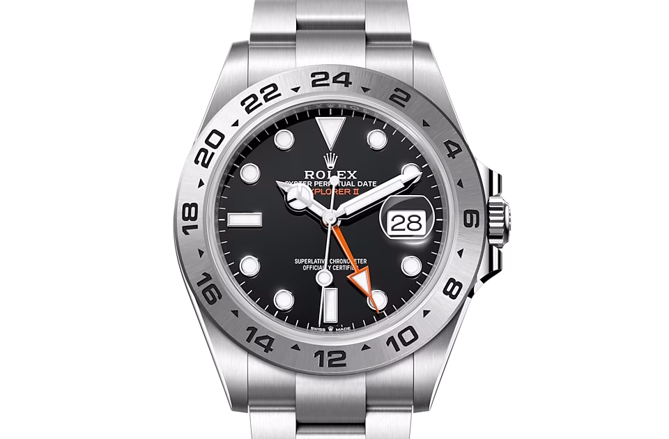 Rolex EXPLORER II-(Oyster, 42 mm, Oystersteel)