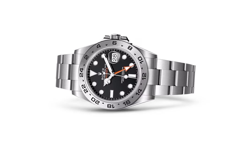 Rolex EXPLORER II-(Oyster, 42 mm, Oystersteel)