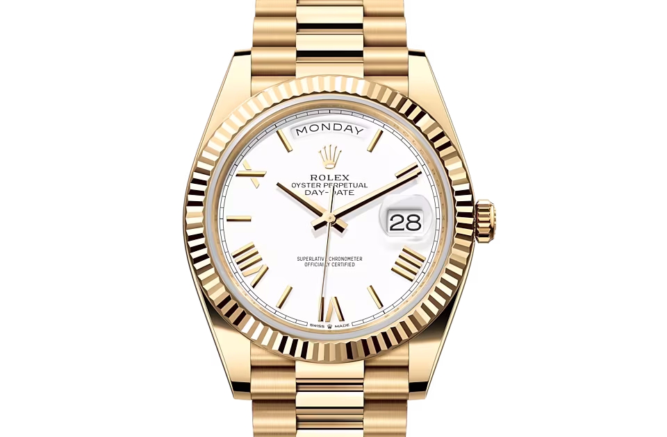 Rolex DAY-DATE 40-（Oyster, 40 mm, yellow gold）