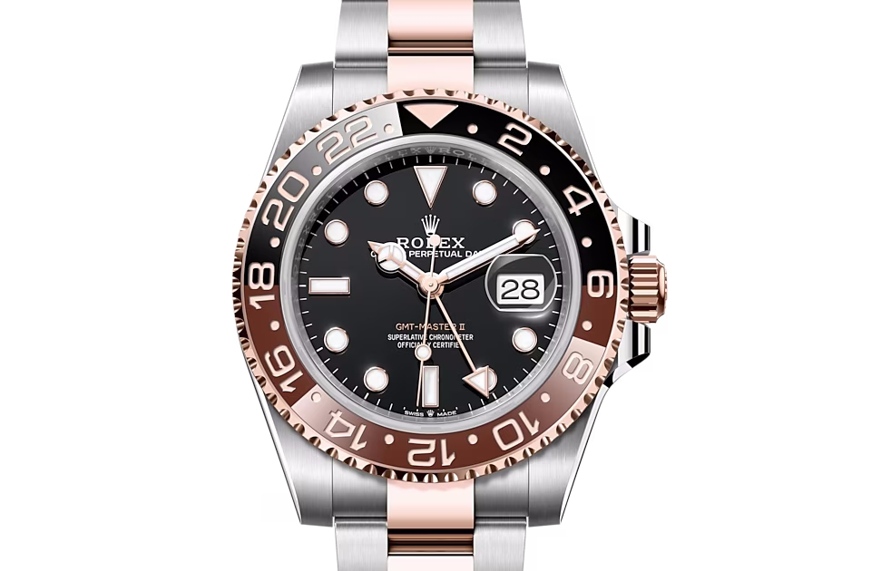 Rolex GMT-MASTER II-(Oyster, 40 mm, Oystersteel and Everose gold)