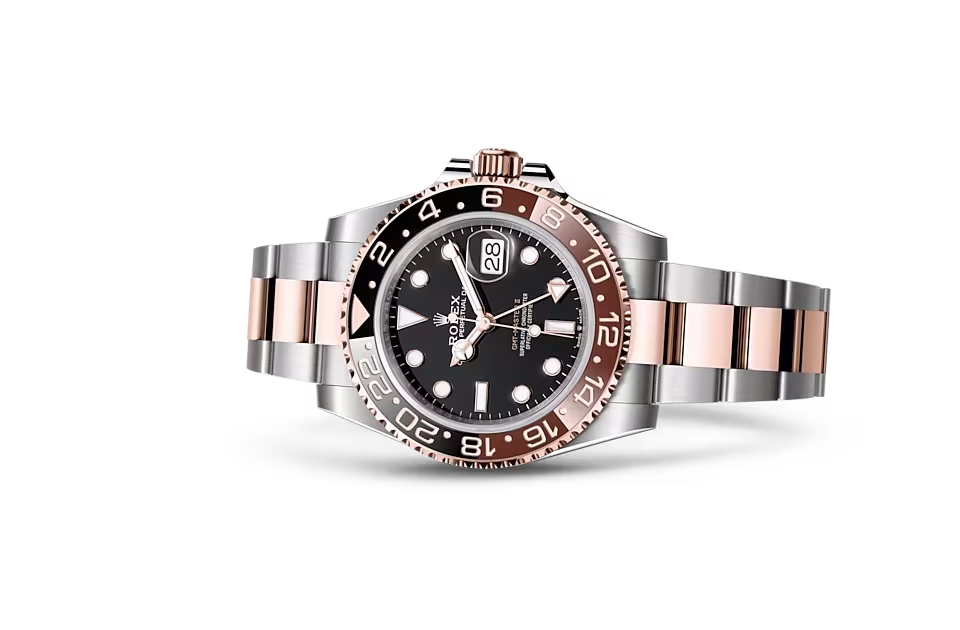 Rolex GMT-MASTER II-(Oyster, 40 mm, Oystersteel and Everose gold)