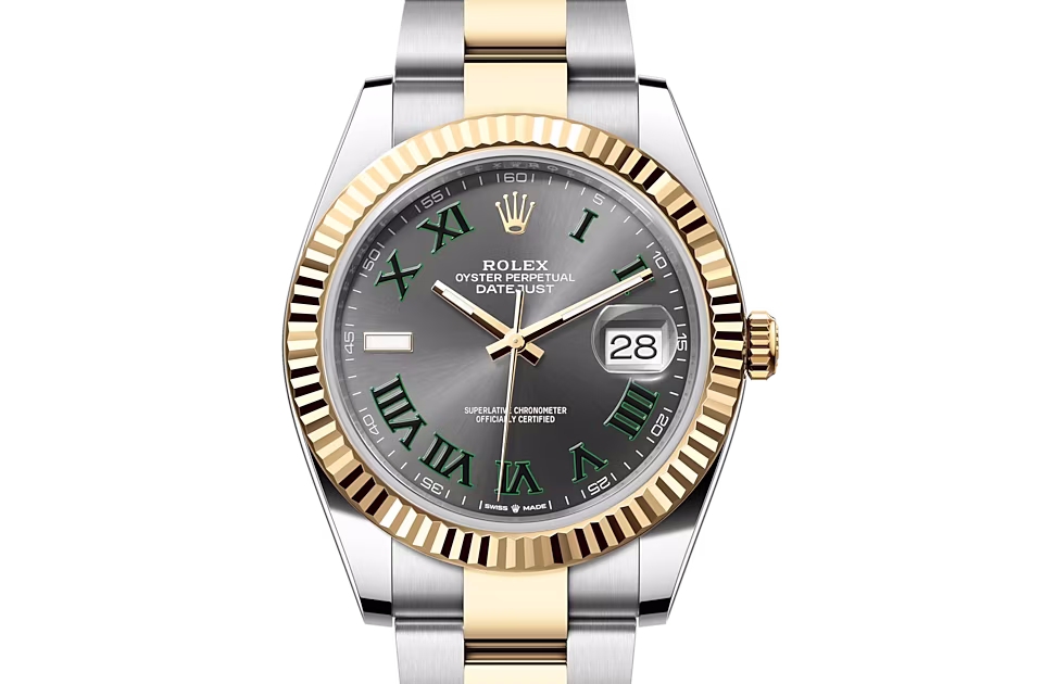 Rolex DATEJUST 41-(Oyster, 41 mm, Oystersteel and yellow gold)