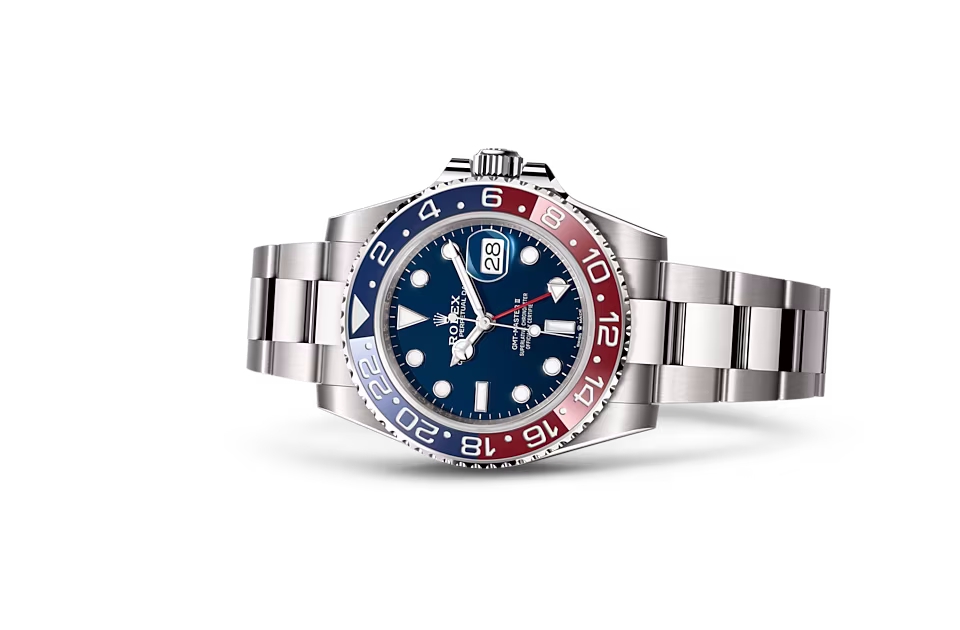 Rolex GMT-MASTER II-(Oyster, 40 mm, white gold)