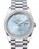 Rolex DAY-DATE 36-（Oyster, 36 mm, platinum and diamonds）