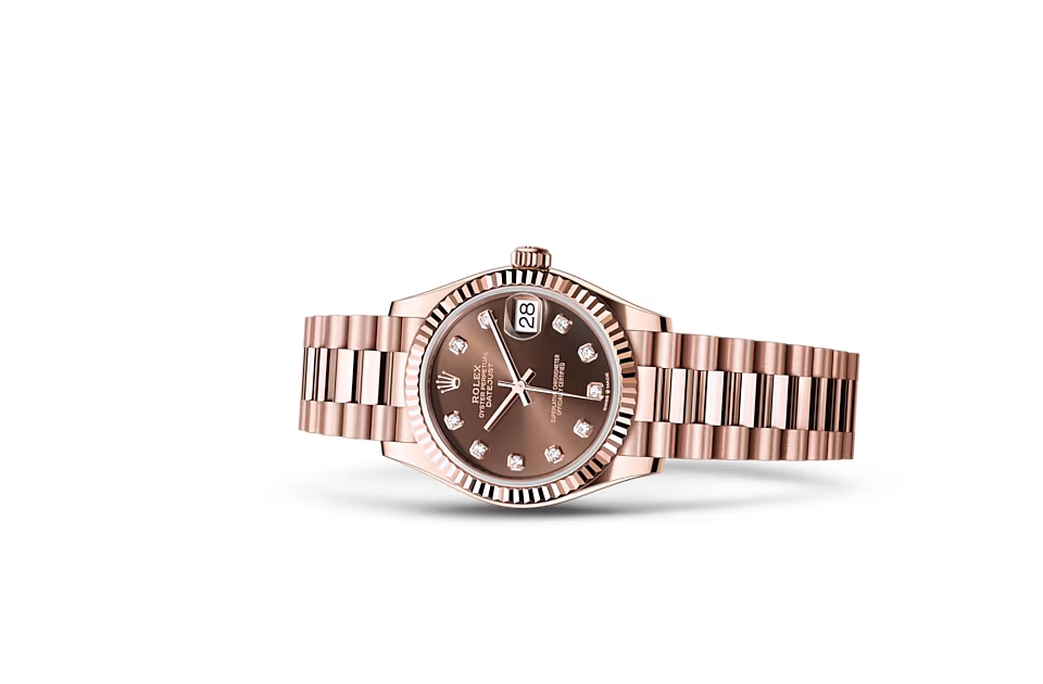 Rolex DATEJUST 31-(Oyster, 31 mm, Everose gold)