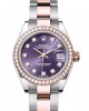 Rolex LADY-DATEJUST-(Oyster, 28 mm, Oystersteel, Everose gold and diamonds)