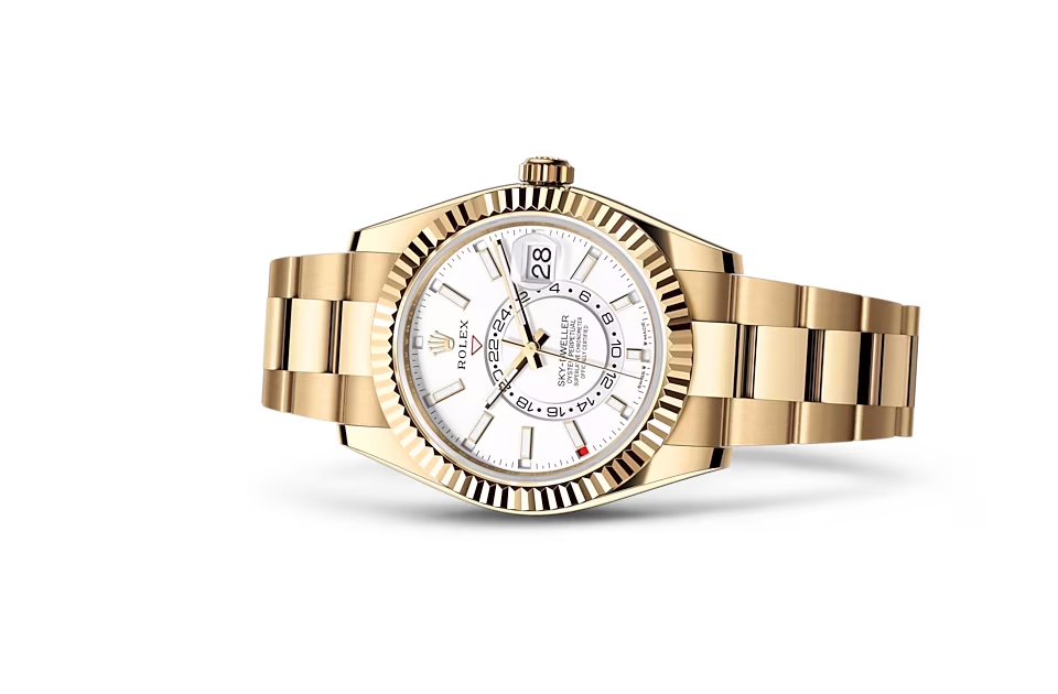 Rolex SKY-DWELLER-(Oyster, 42 mm, yellow gold)