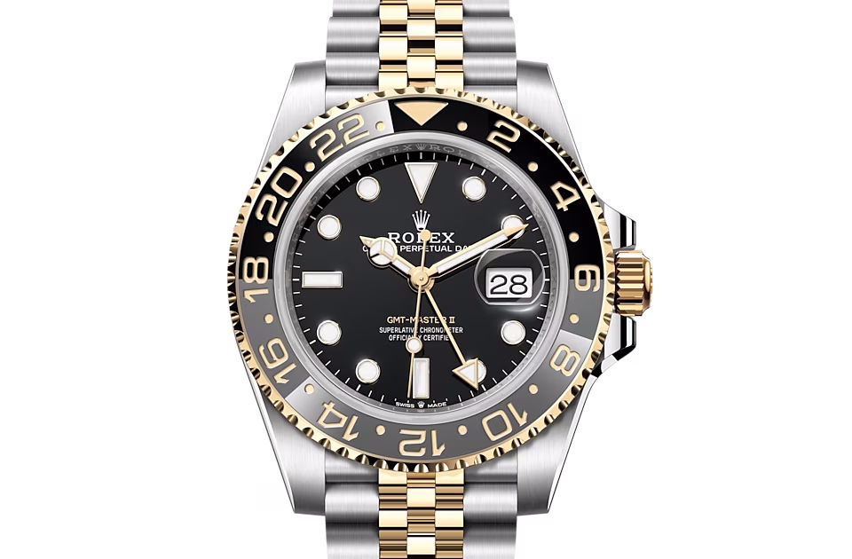 Rolex GMT-MASTER II-(Oyster, 40 mm, Oystersteel and yellow gold)