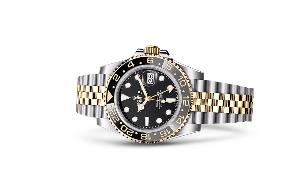 Rolex GMT-MASTER II-(Oyster, 40 mm, Oystersteel and yellow gold)