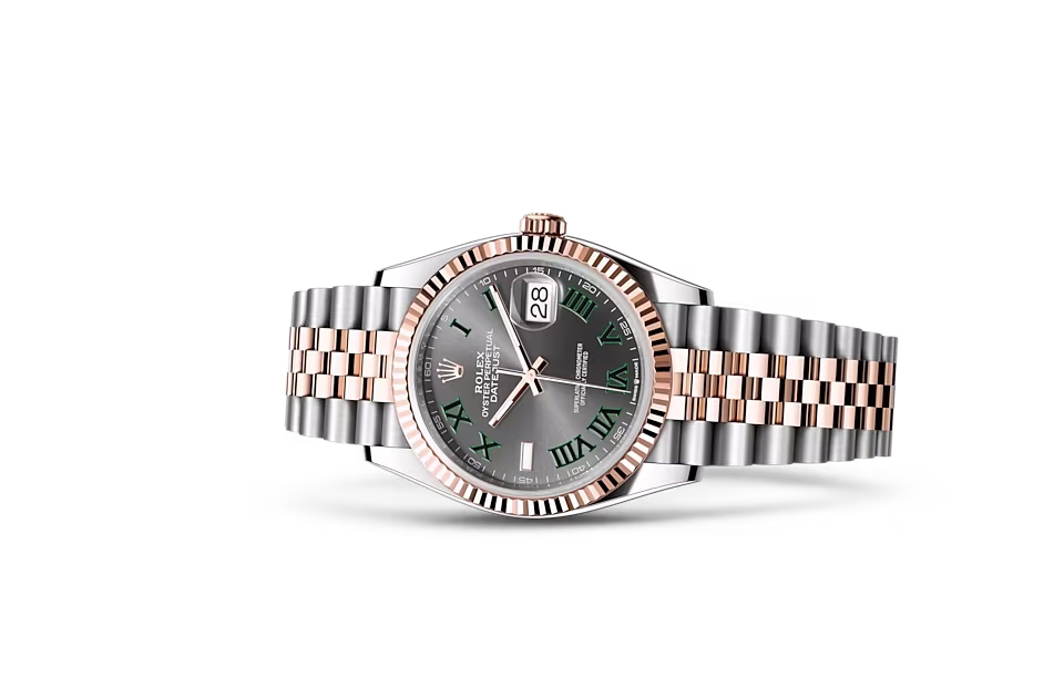 Rolex DATEJUST 36-(Oyster, 36 mm, Oystersteel and Everose gold)