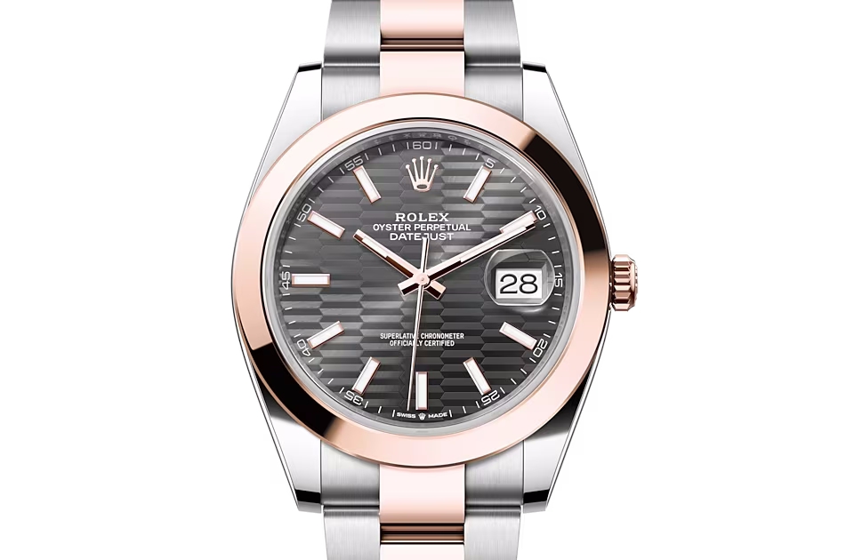 Rolex DATEJUST 41-(Oyster, 41 mm, Oystersteel and Everose gold)