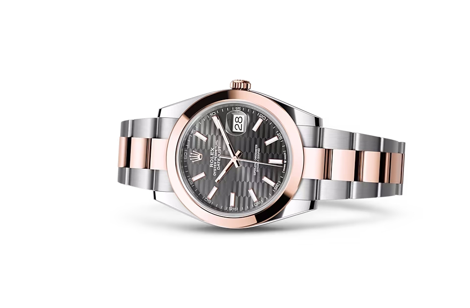 Rolex DATEJUST 41-(Oyster, 41 mm, Oystersteel and Everose gold)