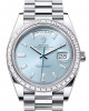 Rolex DAY-DATE 40-（Oyster, 40 mm, platinum and diamonds）