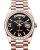 Rolex DAY-DATE 36-（Oyster, 36 mm, Everose gold and diamonds）