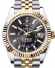 Rolex SKY-DWELLER-(Oyster, 42 mm, Oystersteel and yellow gold)