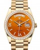 Rolex DAY-DATE 36-(Oyster, 36 mm, yellow gold and diamonds)