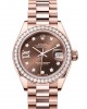 Rolex LADY-DATEJUST-(Oyster, 28 mm, Everose gold and diamonds)