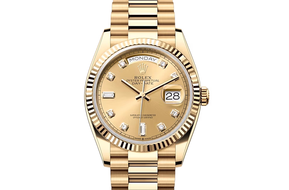 Rolex DAY-DATE 36-(Oyster, 36 mm, yellow gold)