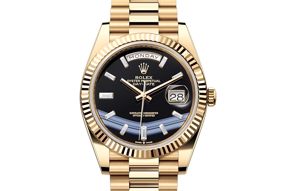 Rolex DAY-DATE 40-（Oyster, 40 mm, yellow gold）