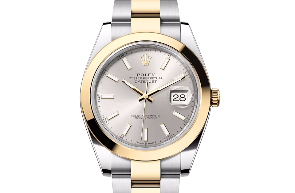 Rolex DATEJUST 41-(Oyster, 41 mm, Oystersteel and yellow gold)