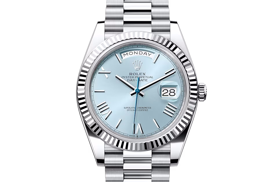 Rolex DAY-DATE 40-(Oyster, 40 mm, platinum)