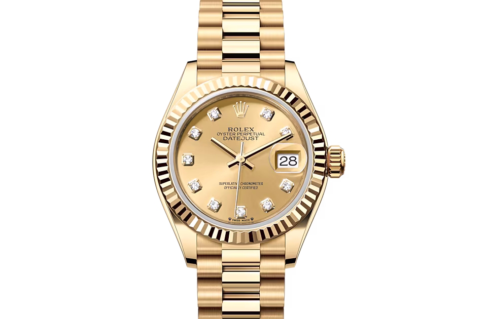 Rolex LADY-DATEJUST-(Oyster, 28 mm, yellow gold)