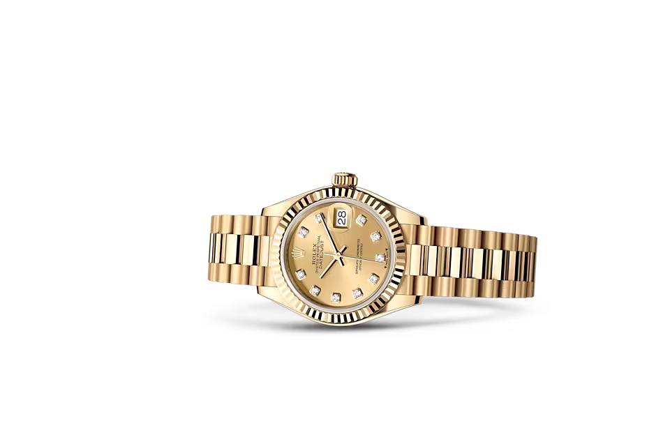 Rolex LADY-DATEJUST-(Oyster, 28 mm, yellow gold)