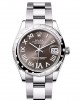 Rolex DATEJUST 31-(Oyster, 31 mm, Oystersteel, white gold and diamonds)