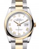 Rolex DATEJUST 36-(Oyster, 36 mm, Oystersteel and yellow gold)