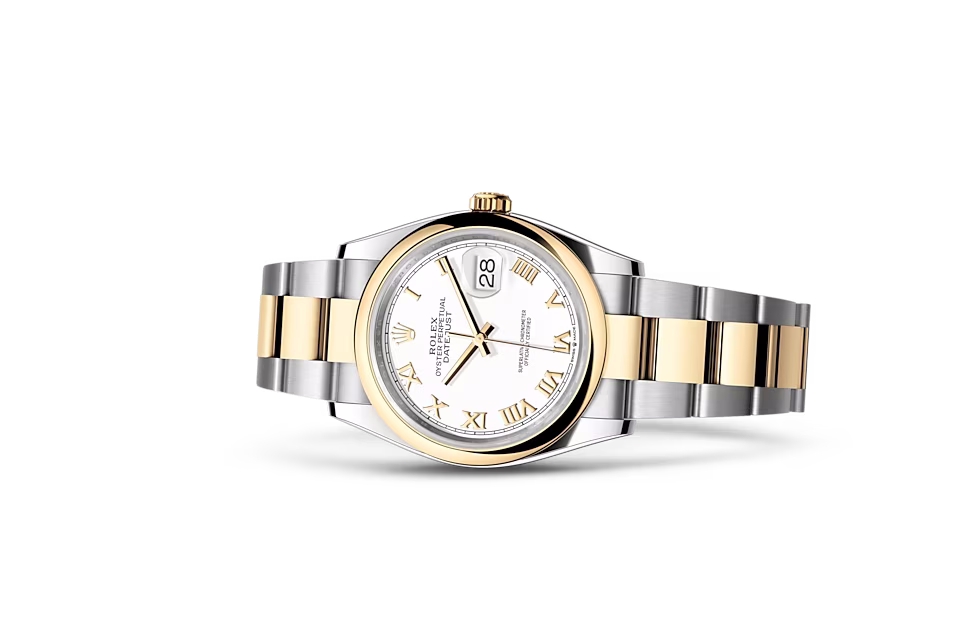 Rolex DATEJUST 36-(Oyster, 36 mm, Oystersteel and yellow gold)