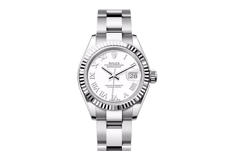 Rolex LADY-DATEJUST-(Oyster, 28 mm, Oystersteel and white gold)