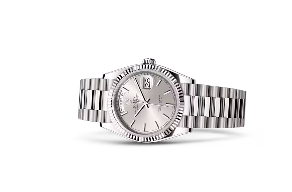 Rolex DAY-DATE 36-（Oyster, 36 mm, white gold）