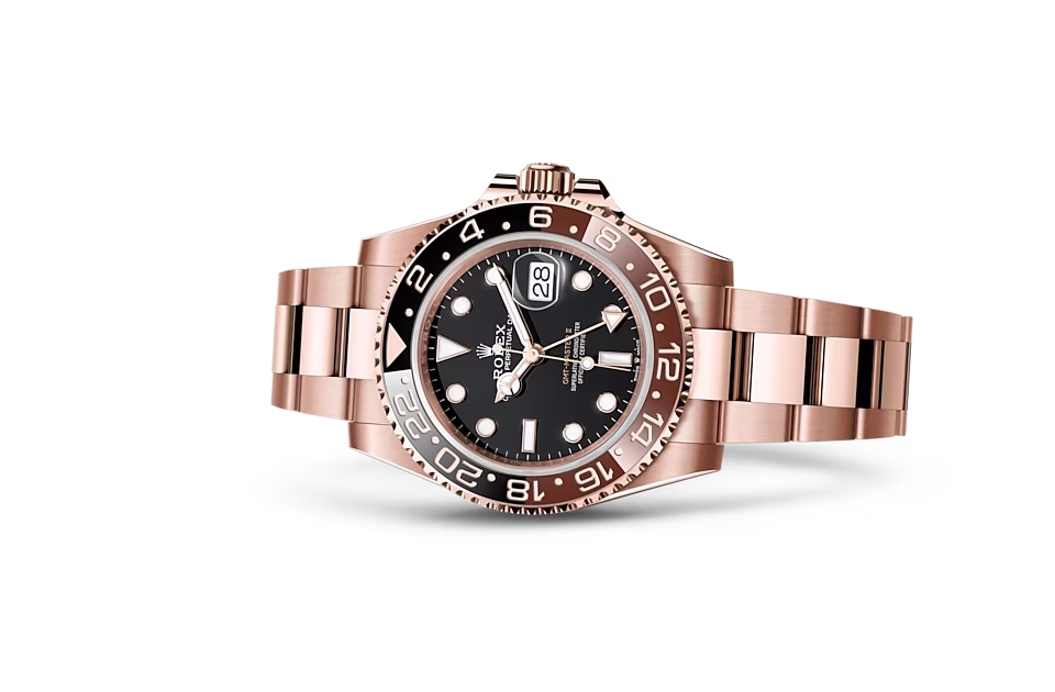 Rolex GMT-MASTER II-(Oyster, 40 mm, Everose gold)