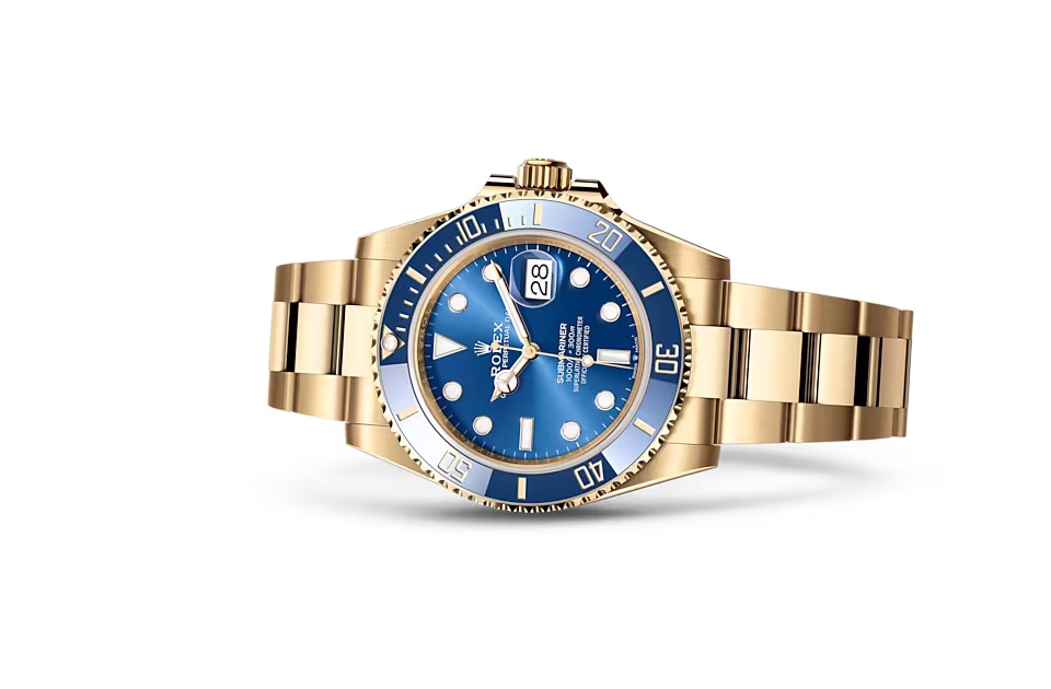 Rolex SUBMARINER DATE-(Oyster, 41 mm, yellow gold)