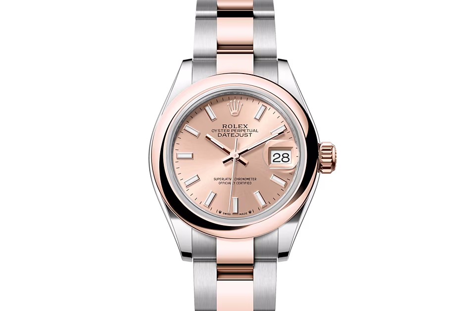 Rolex LADY-DATEJUST-(Oyster, 28 mm, Oystersteel and Everose gold)