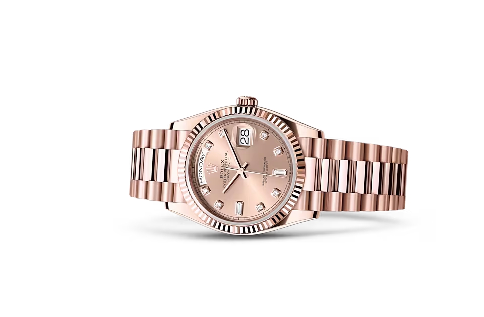 Rolex DAY-DATE 36-（Oyster, 36 mm, Everose gold）