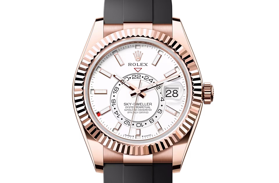 Rolex SKY-DWELLER-(Oyster, 42 mm, Everose gold)