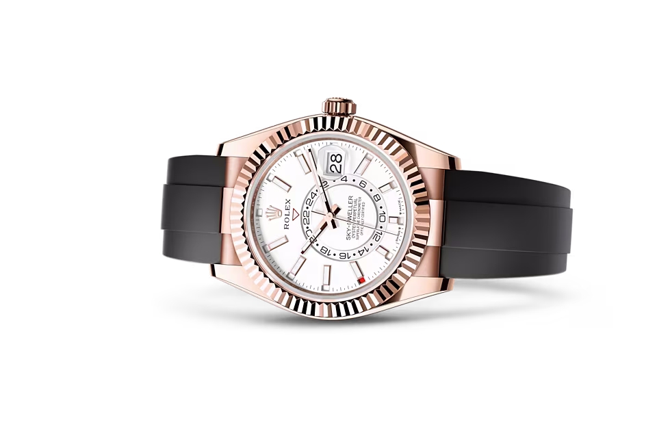 Rolex SKY-DWELLER-(Oyster, 42 mm, Everose gold)