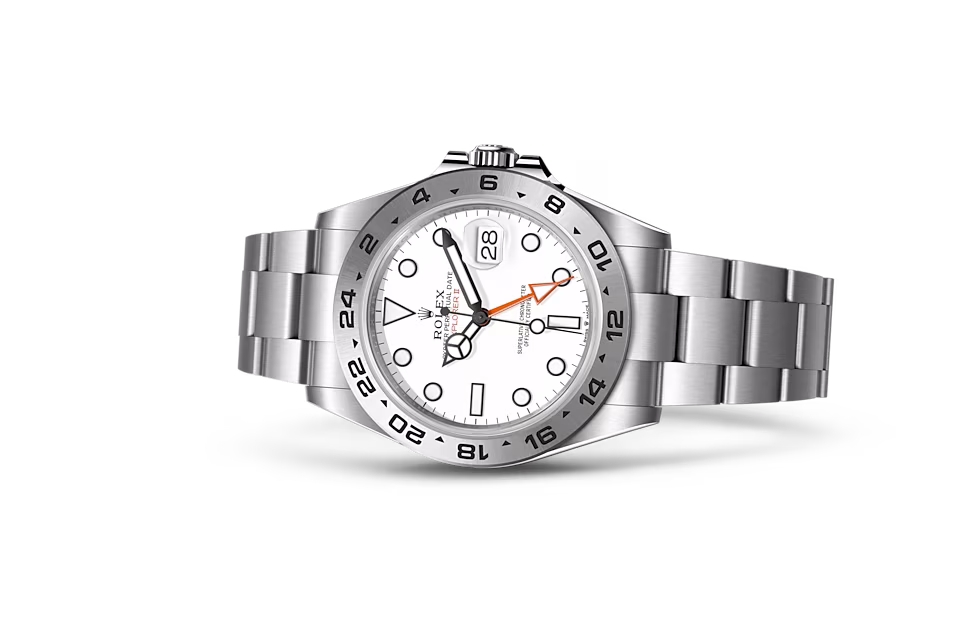 Rolex EXPLORER II-(Oyster, 42 mm, Oystersteel)