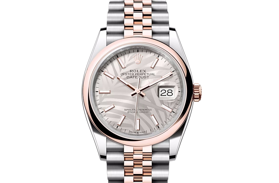 Rolex DATEJUST 36-(Oyster, 36 mm, Oystersteel and Everose gold)