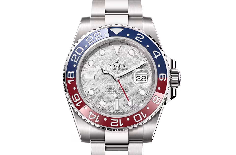 Rolex GMT-MASTER II-(Oyster, 40 mm, white gold)