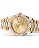 Rolex DAY-DATE 40-（Oyster, 40 mm, yellow gold and diamonds）